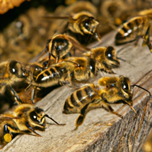 AI Bees Digital Rendering