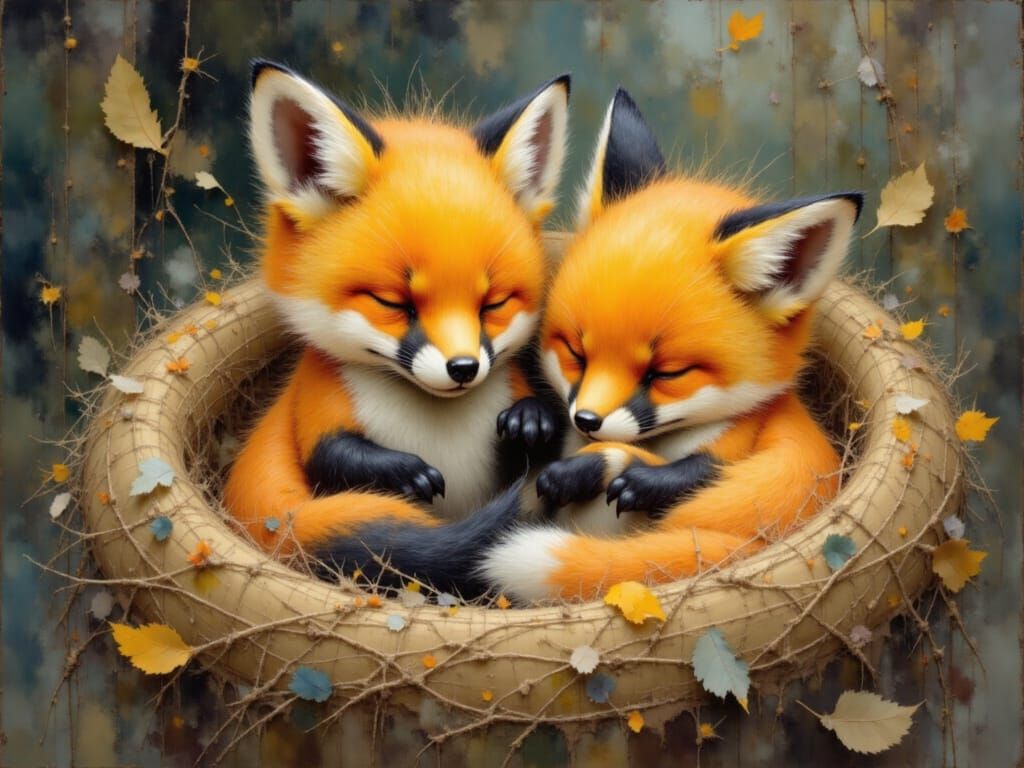 🏆baby foxes