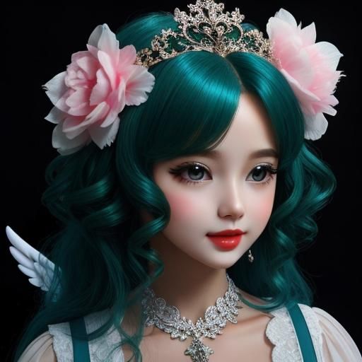 AI Generated Image of a Cherub