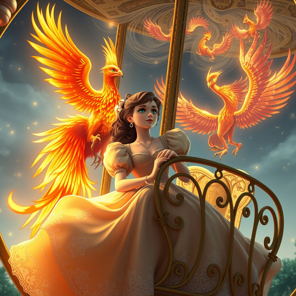 Alice in Wonderland Ferris Wheel with Phoenix