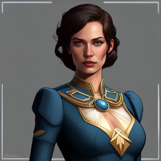 Lois Lane in Futuristic Kryptonian Dress