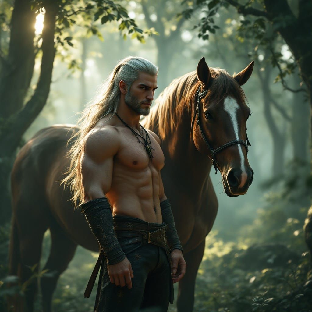 Sword-Wielding Dark Fantasy Hero in Haunting Anime Art Style