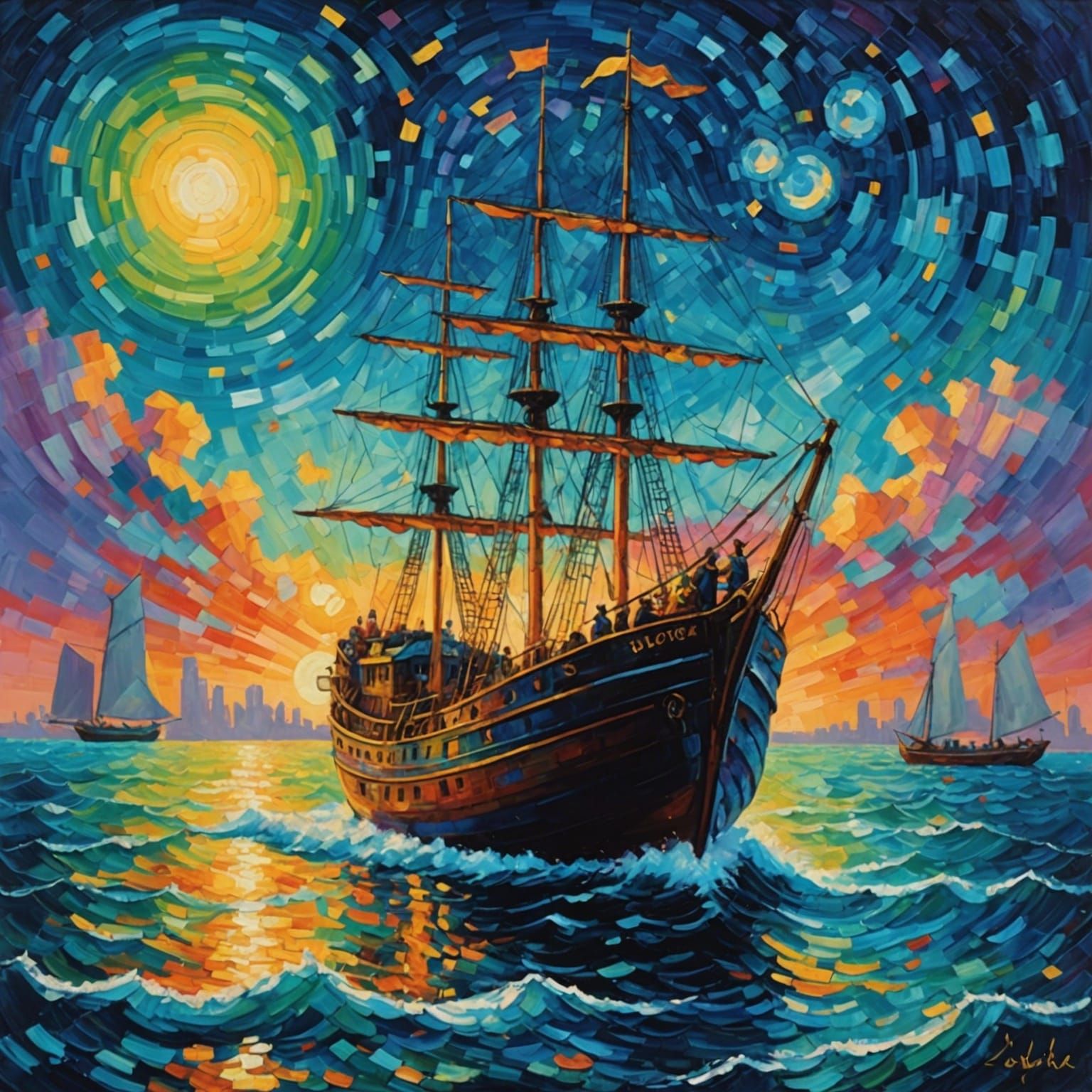 The Ship of Fools as Finger Painting