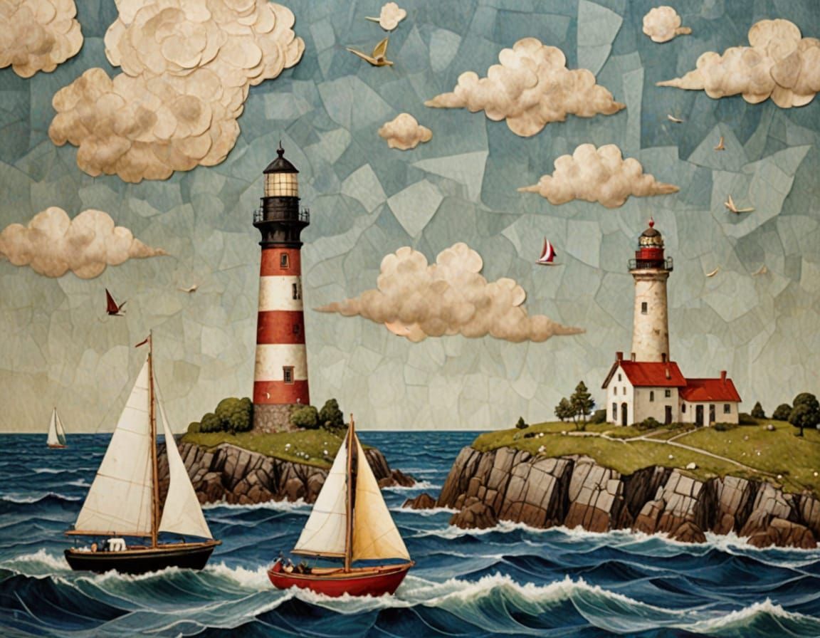 Lighthouses (Seascape 1)