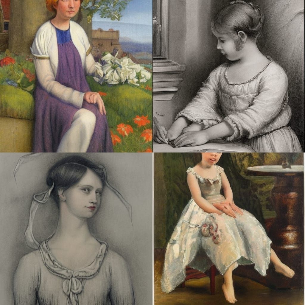 Abstract Geometric Composition in Modernist Style