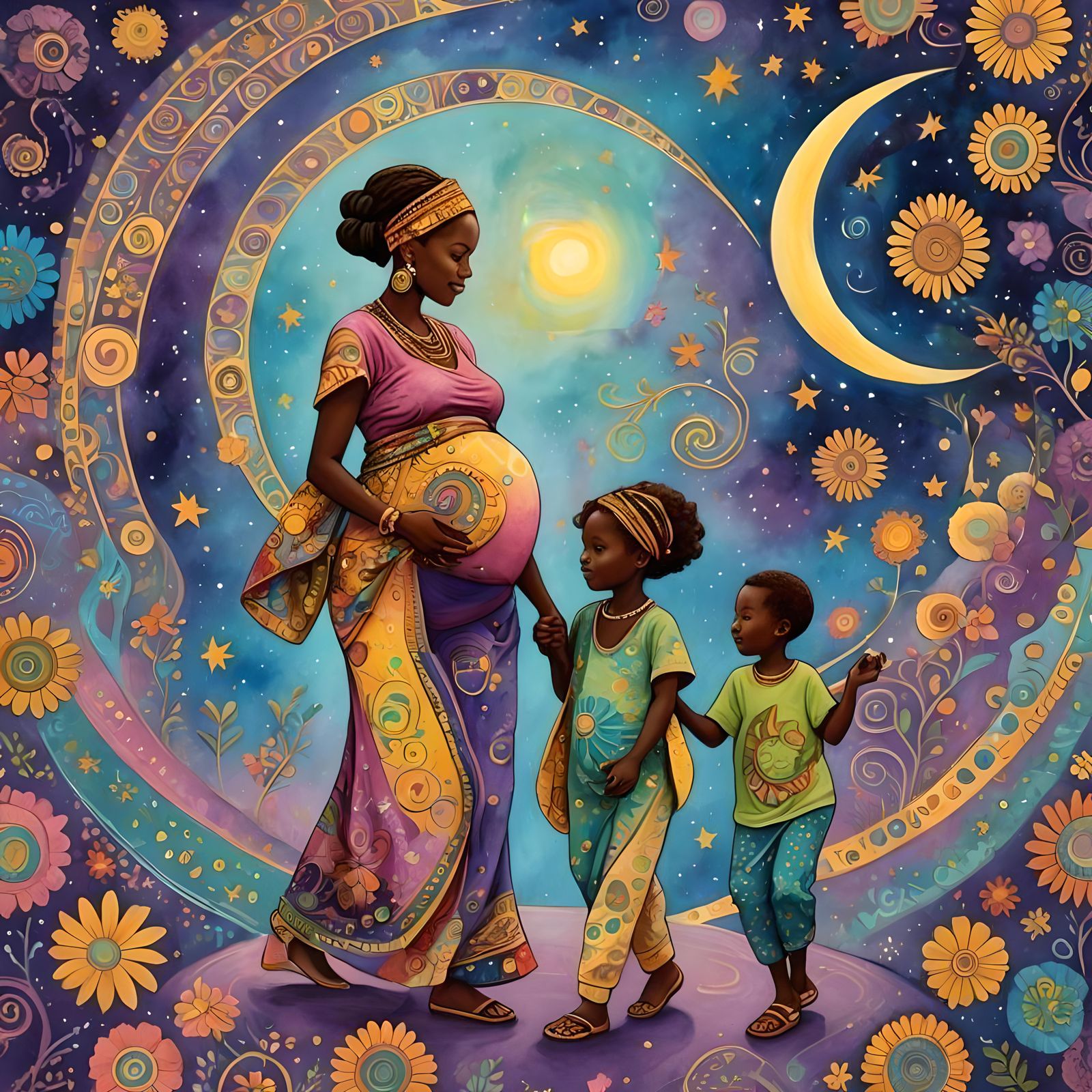 Mothers are our sun and moon they are a wonder, they are com...