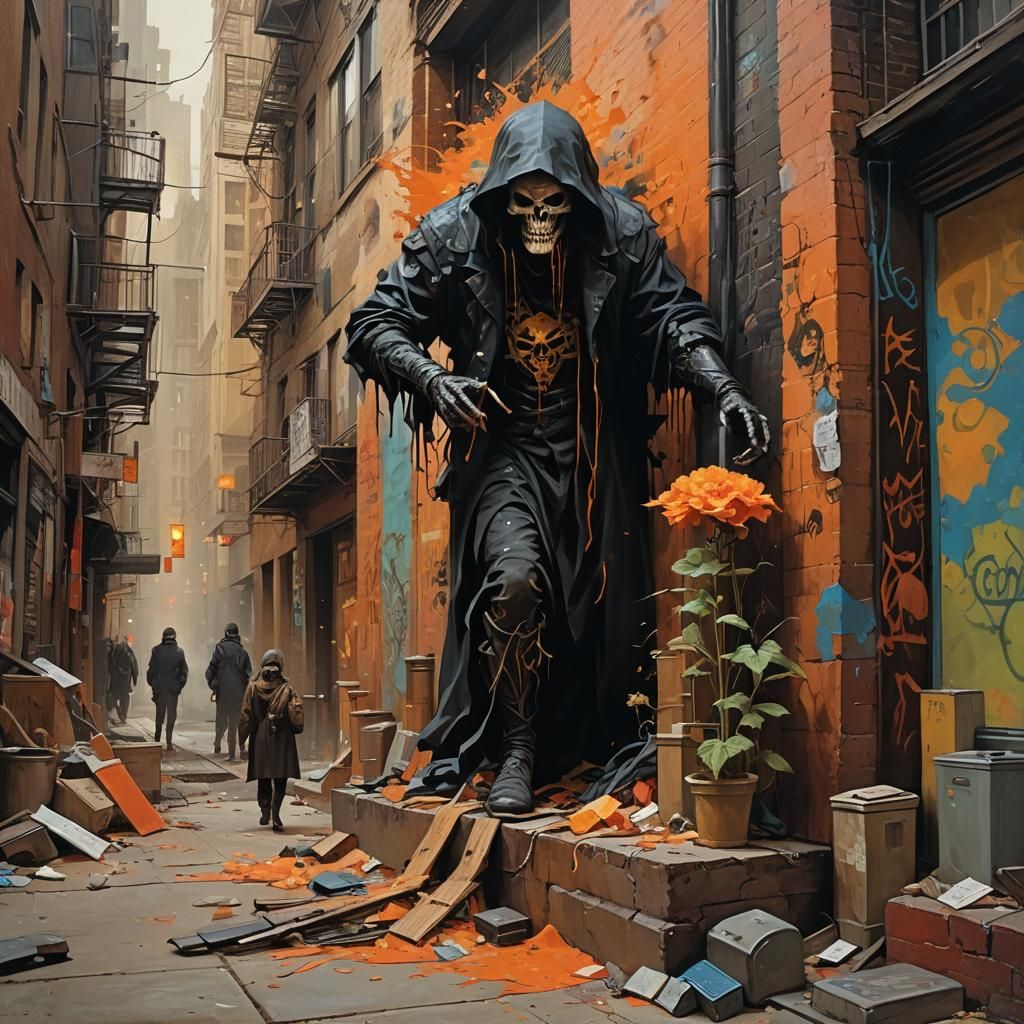 Fractalized Curiosity in American Realism Style