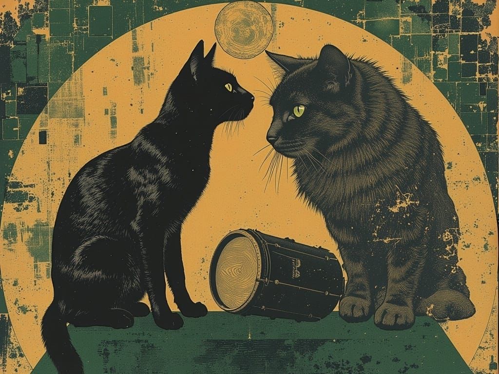 Regal Cat's Gothic Chapel: Art Deco Iconography