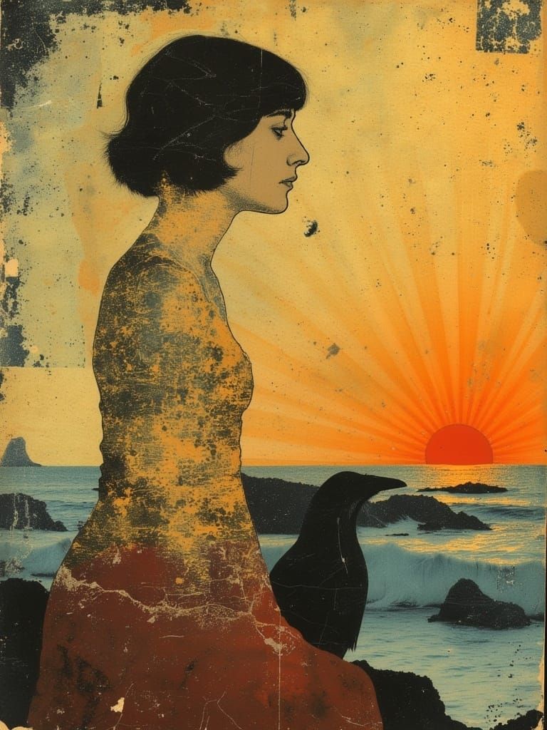 A Radiant Portrait in a Golden Sunset Glow