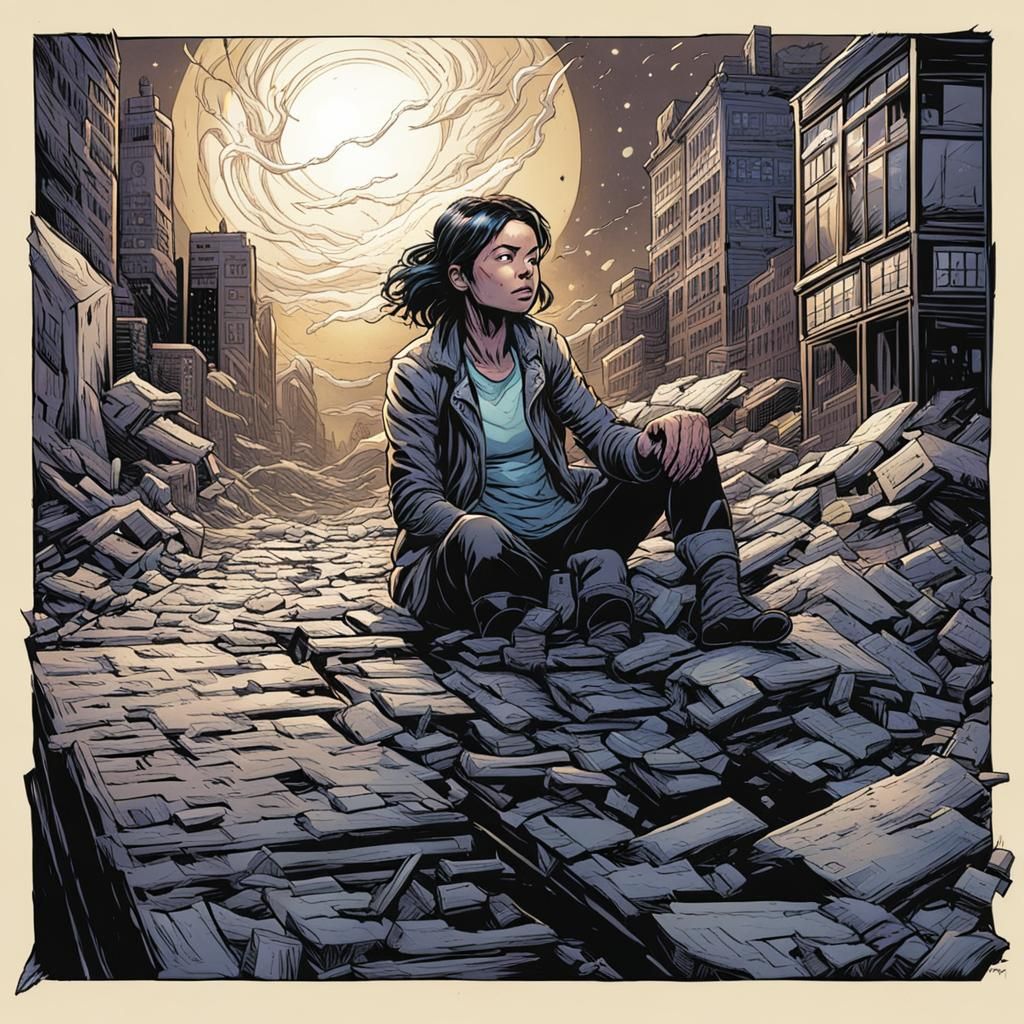 Resilient Woman Overcoming a Tough Day