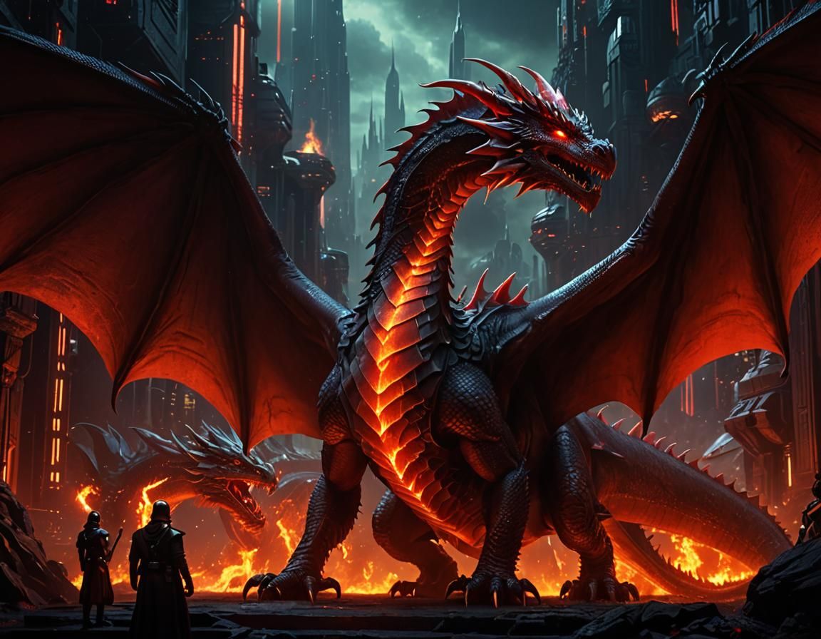 Lord Cindeross, Red Dragon of The Dragon Empire from Dragons...