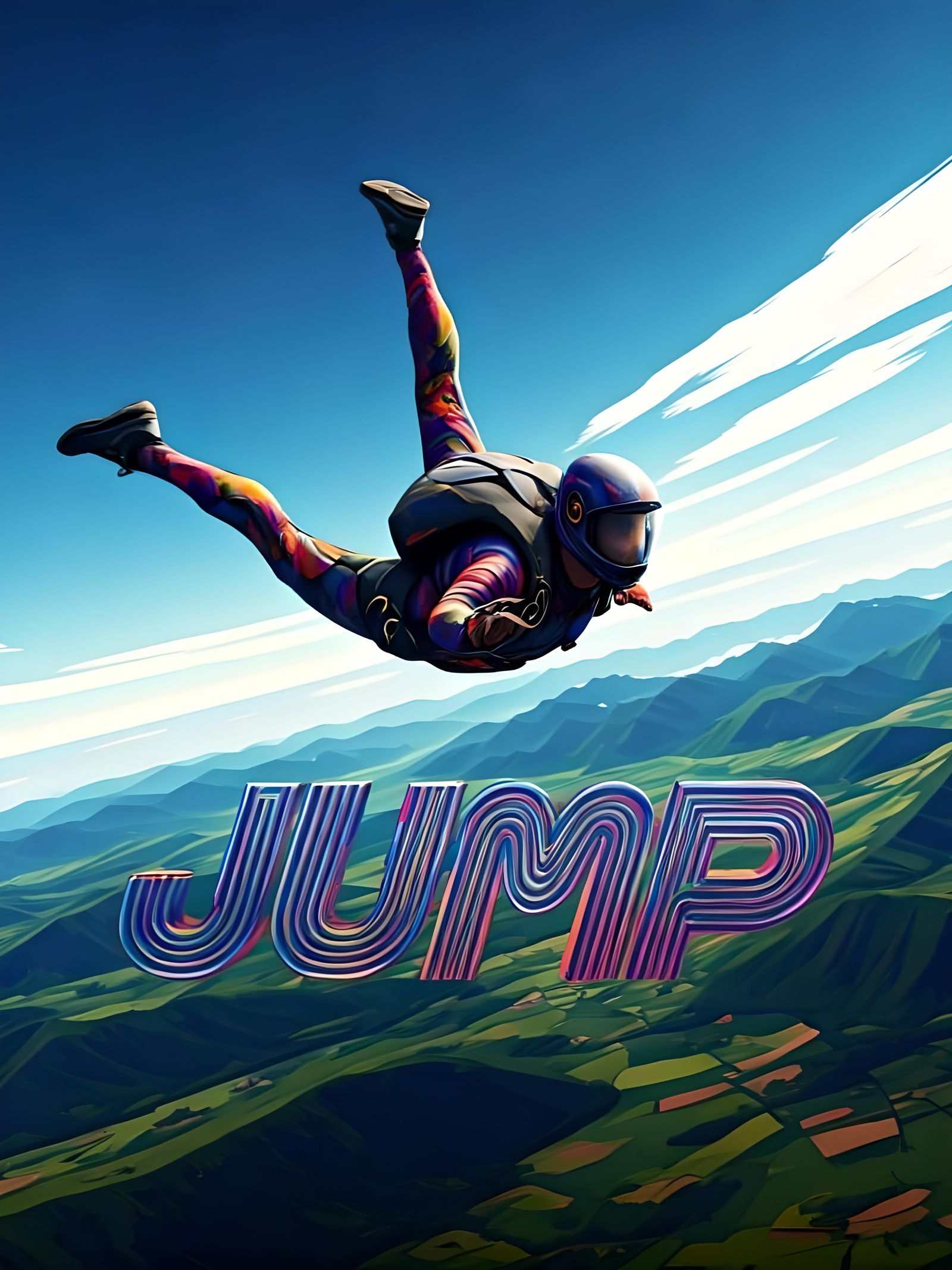 Epic Skydiving Concept Art: Jump