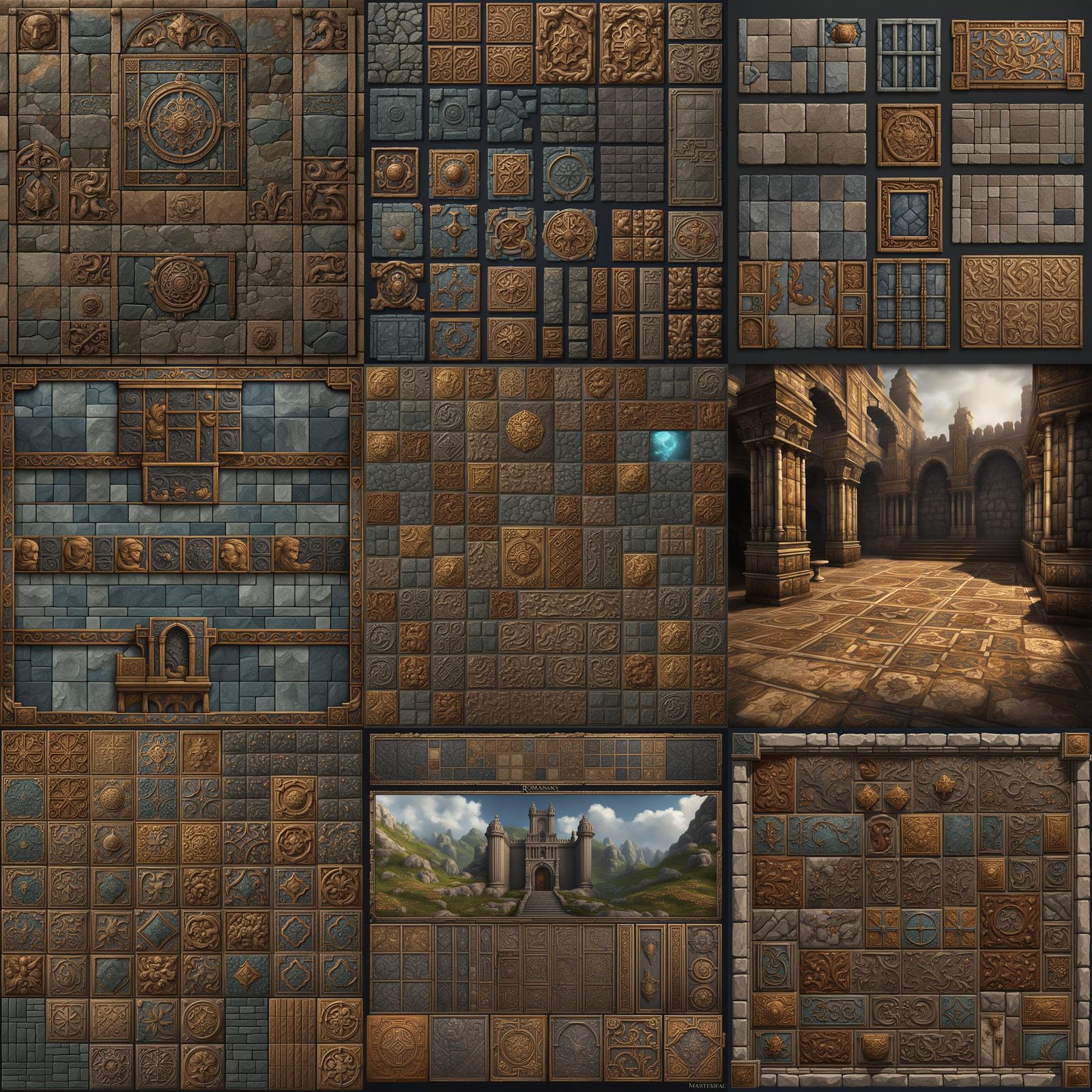 a tile set for rpg maker xp