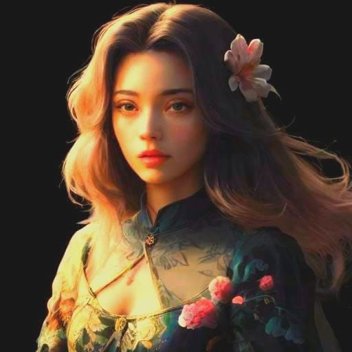 Eerie Forest Sunset: Impasto Oil Painting