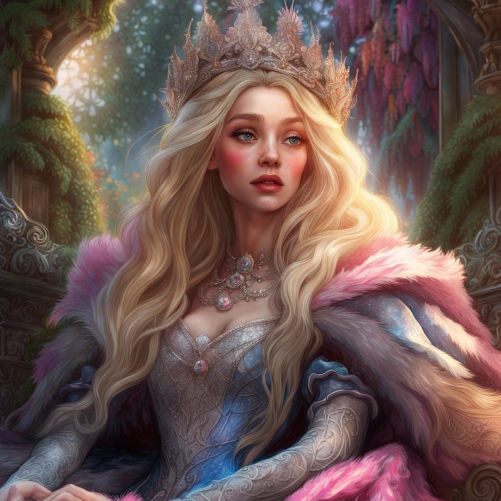 Princess Aurora Royal Portrait in Unreal Engine