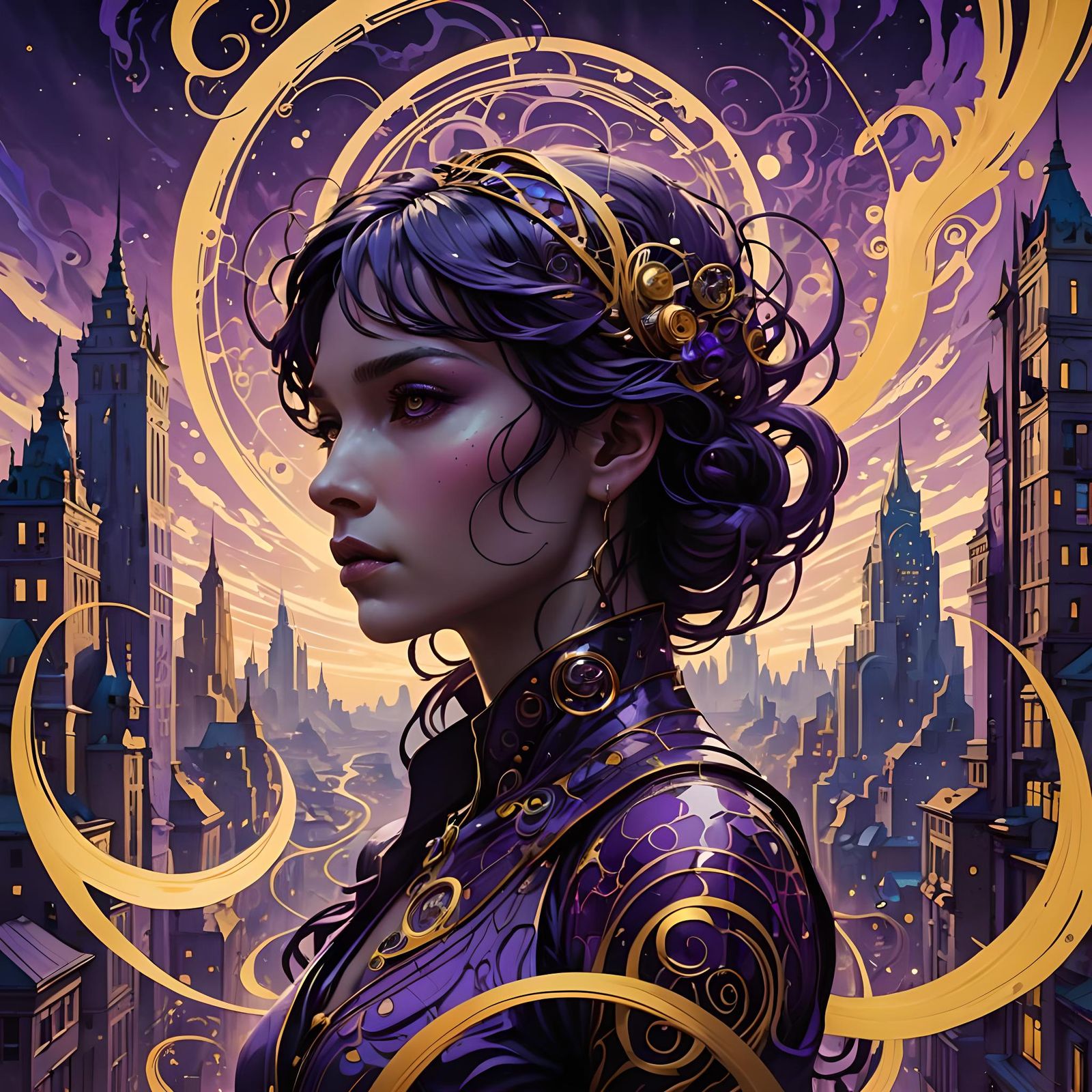 Interdimensional Flux: Dark Fantasy Concept Art in 8K