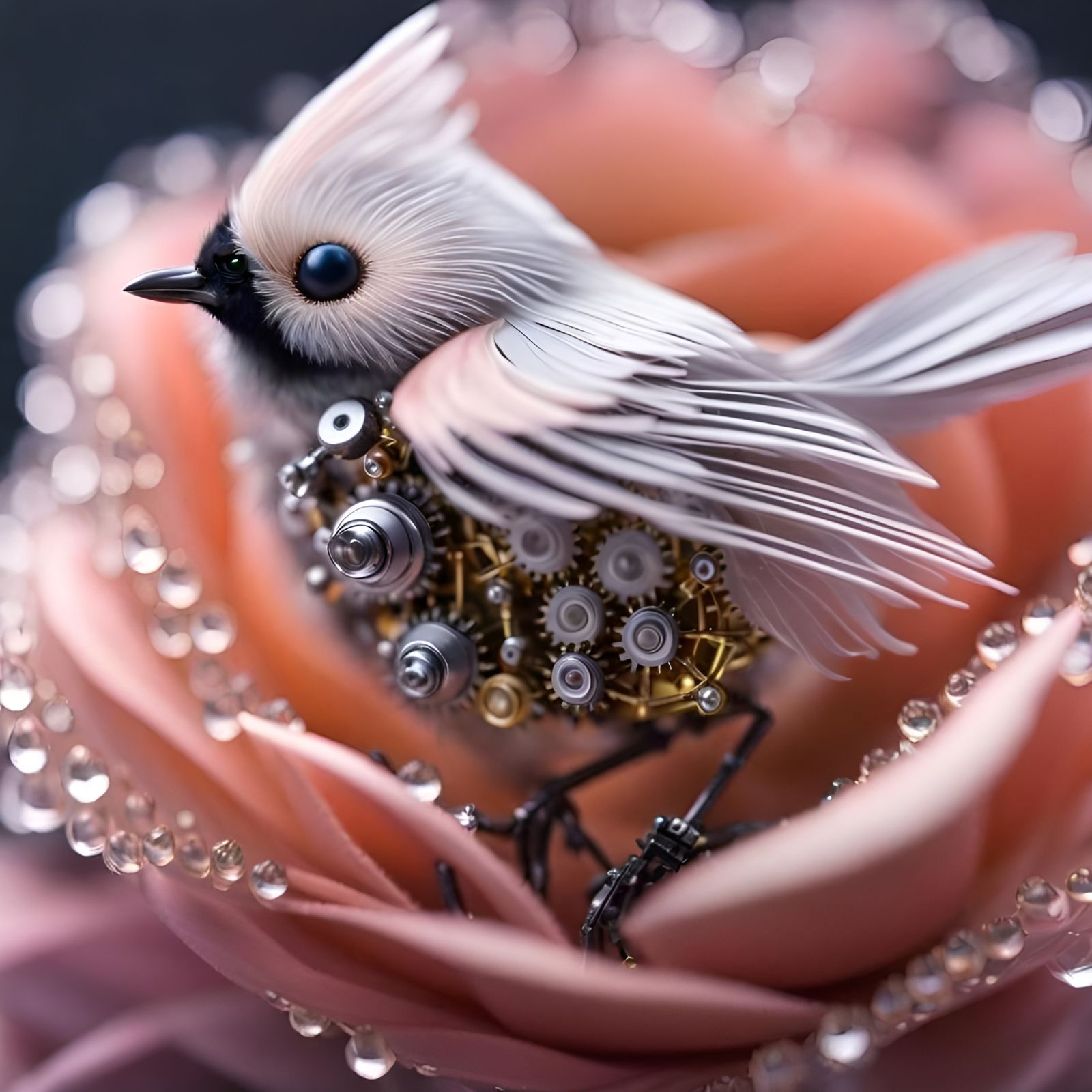 Abstract Black Void: AI Interpretation