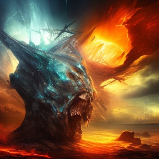 Hyperrealistic Edifice at the End of Time