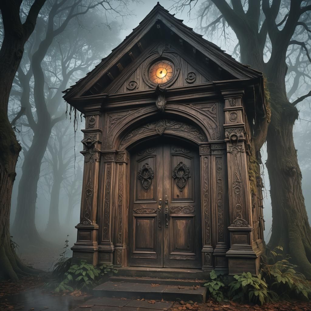 Ethereal Ouija House Opens in Eerie Fantasy Scene