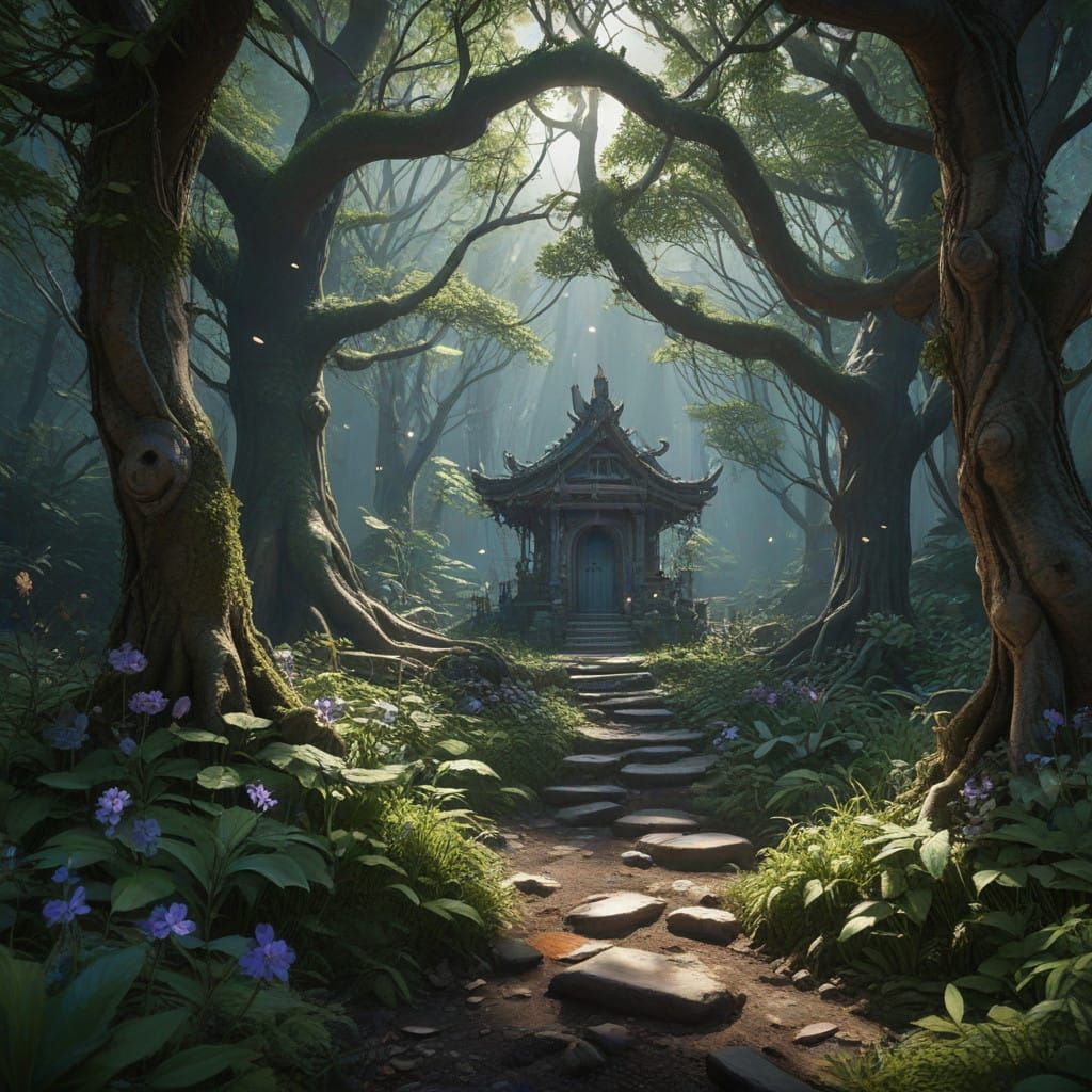 Fantastical Dreamscapes: Whimsical Fairies in a Vibrant Fant...