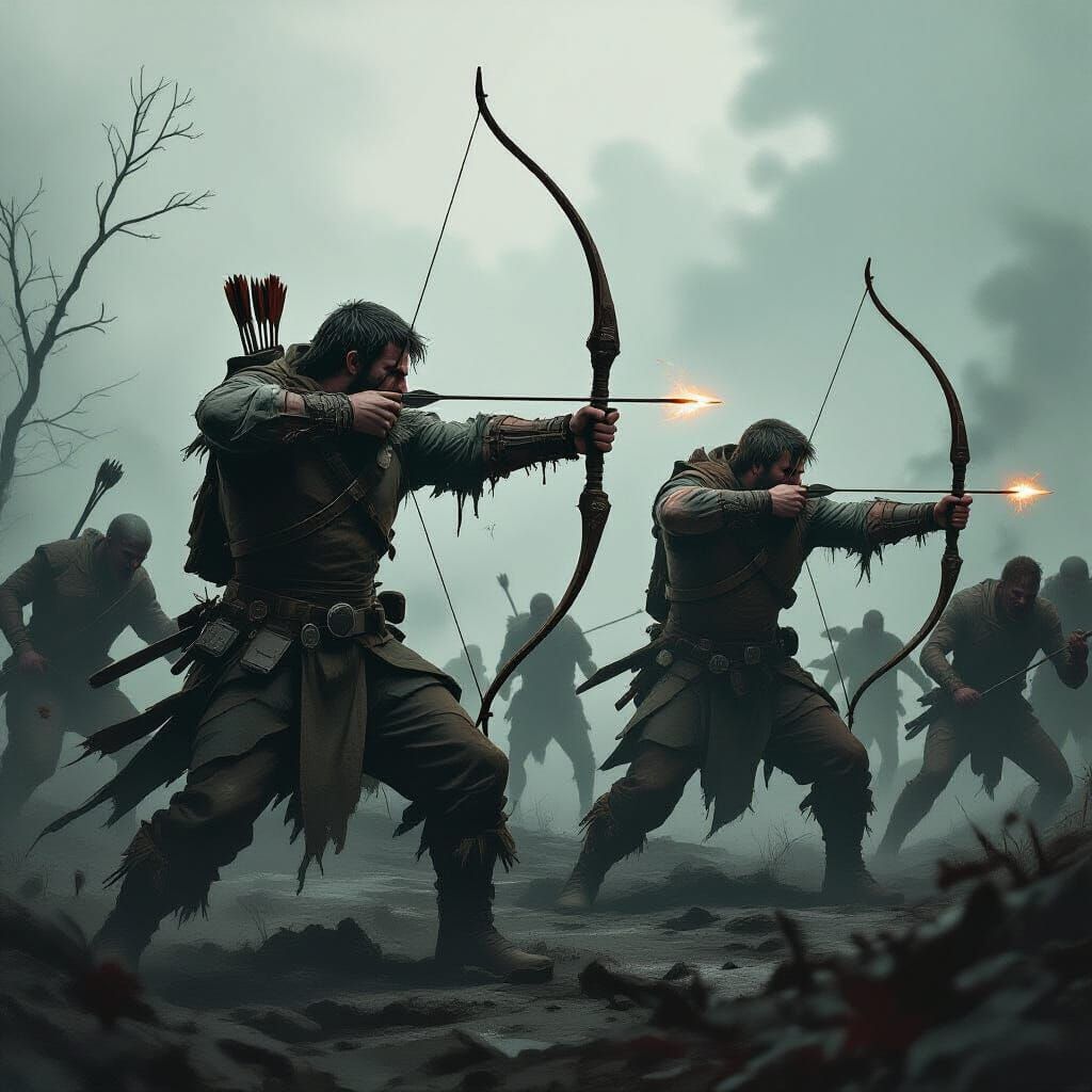 Post-Apocalyptic Fighters Battle Zombies in Gritty Style