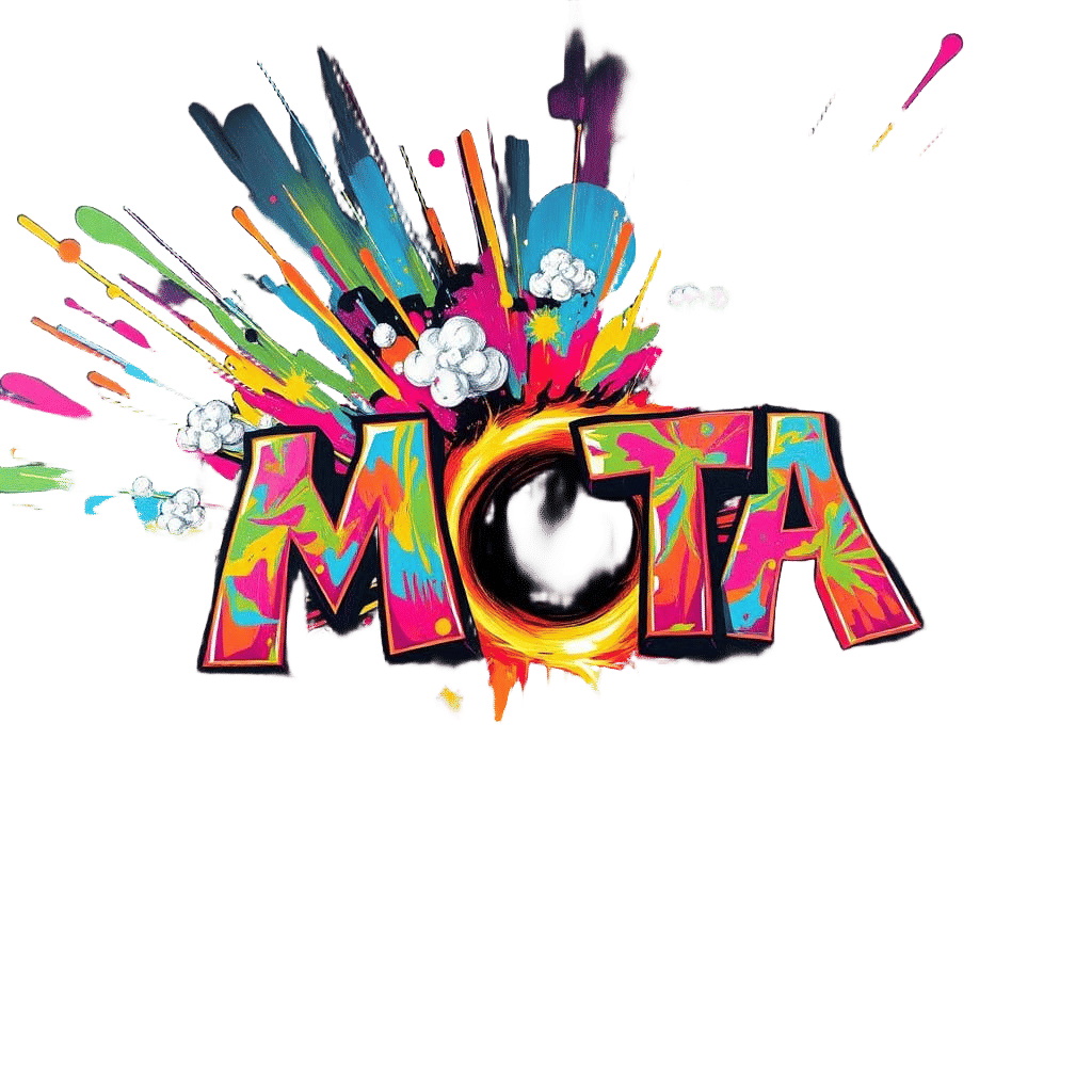 Surreal Graffiti Explosion in a Black Hole