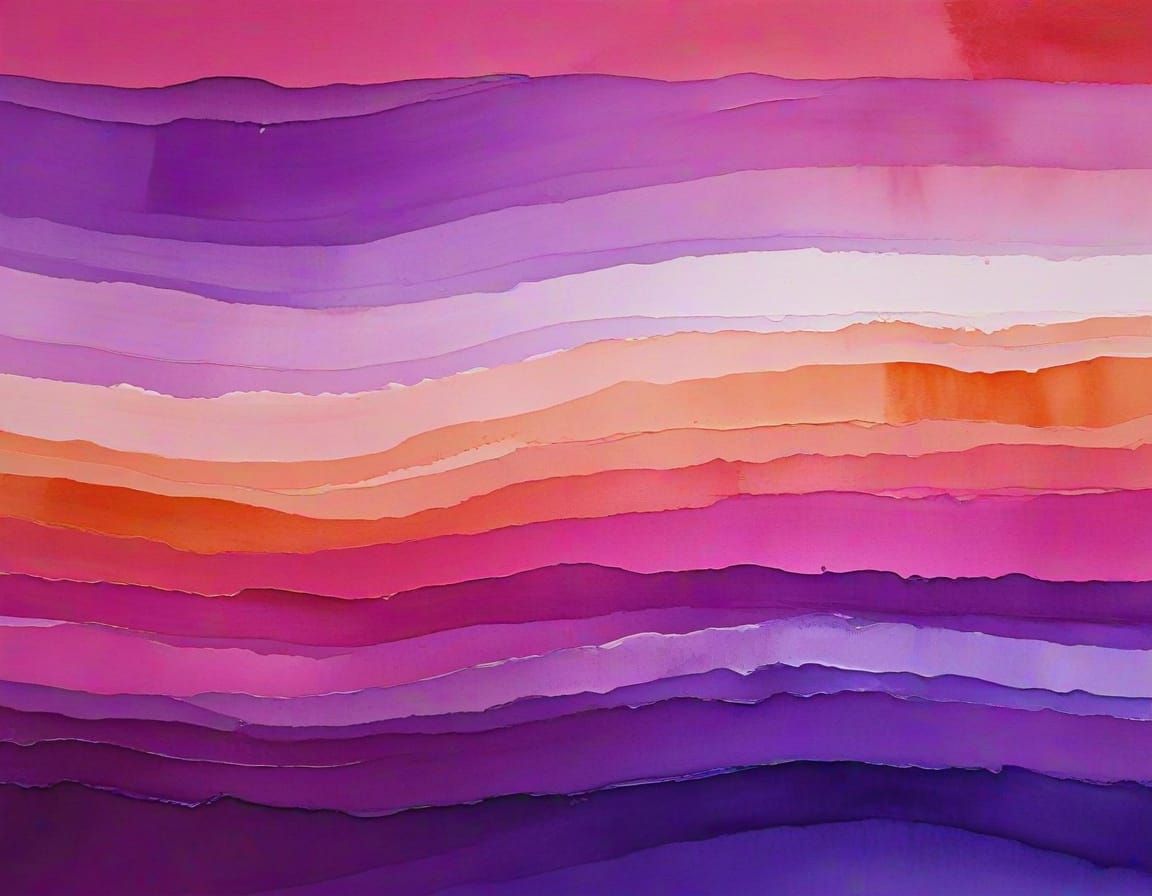 Vibrant Horizontal Bands of Color Background