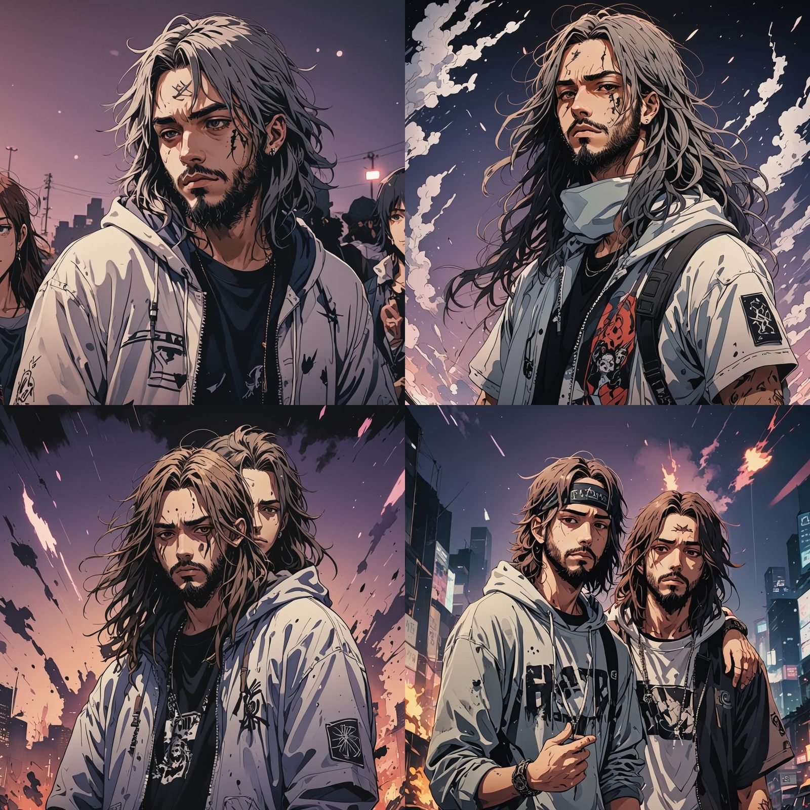 Manga Style Art by Studio Trigger