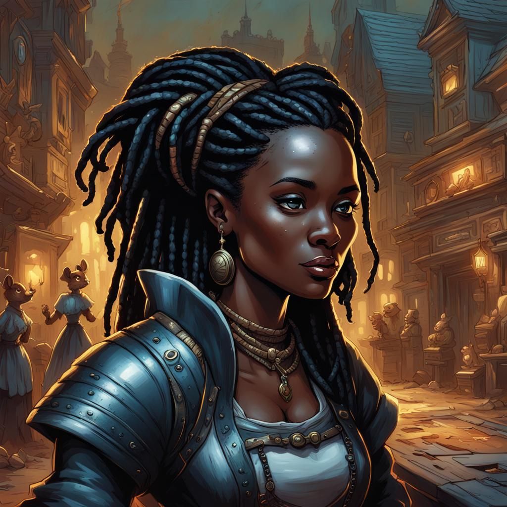 Cinderella's Story: A Comic Book Oil Painting