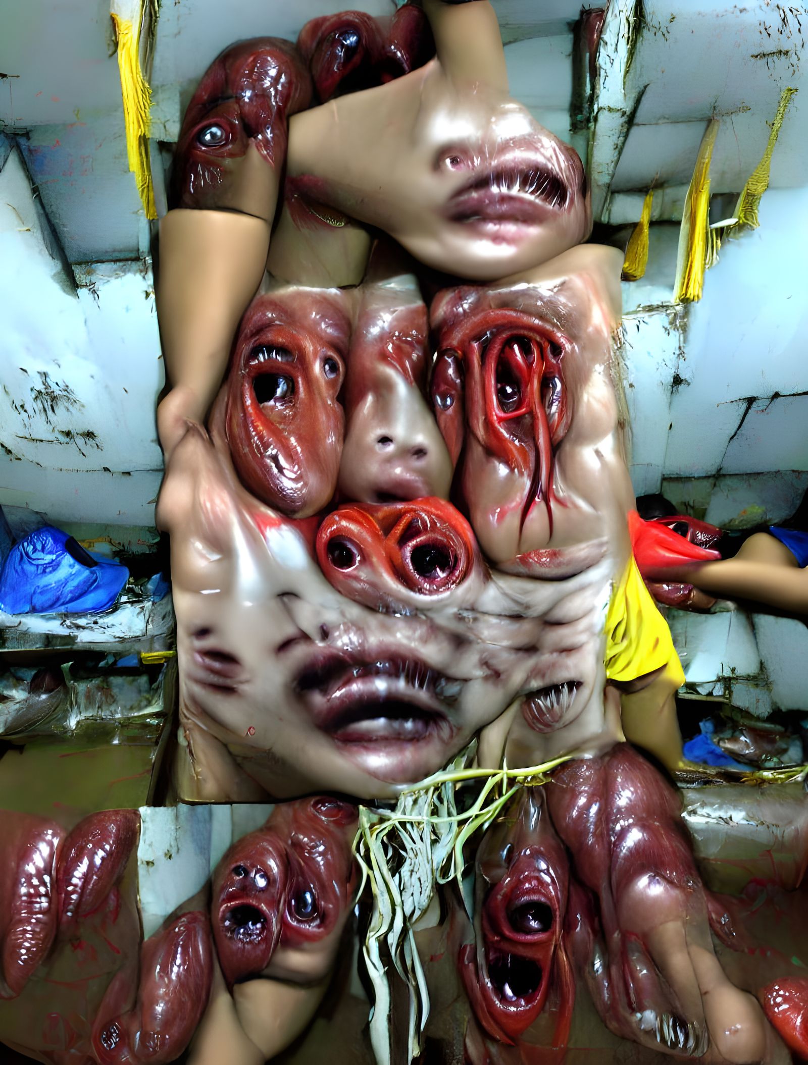 Horror Hyperrealism: Screaming Faces in Agony