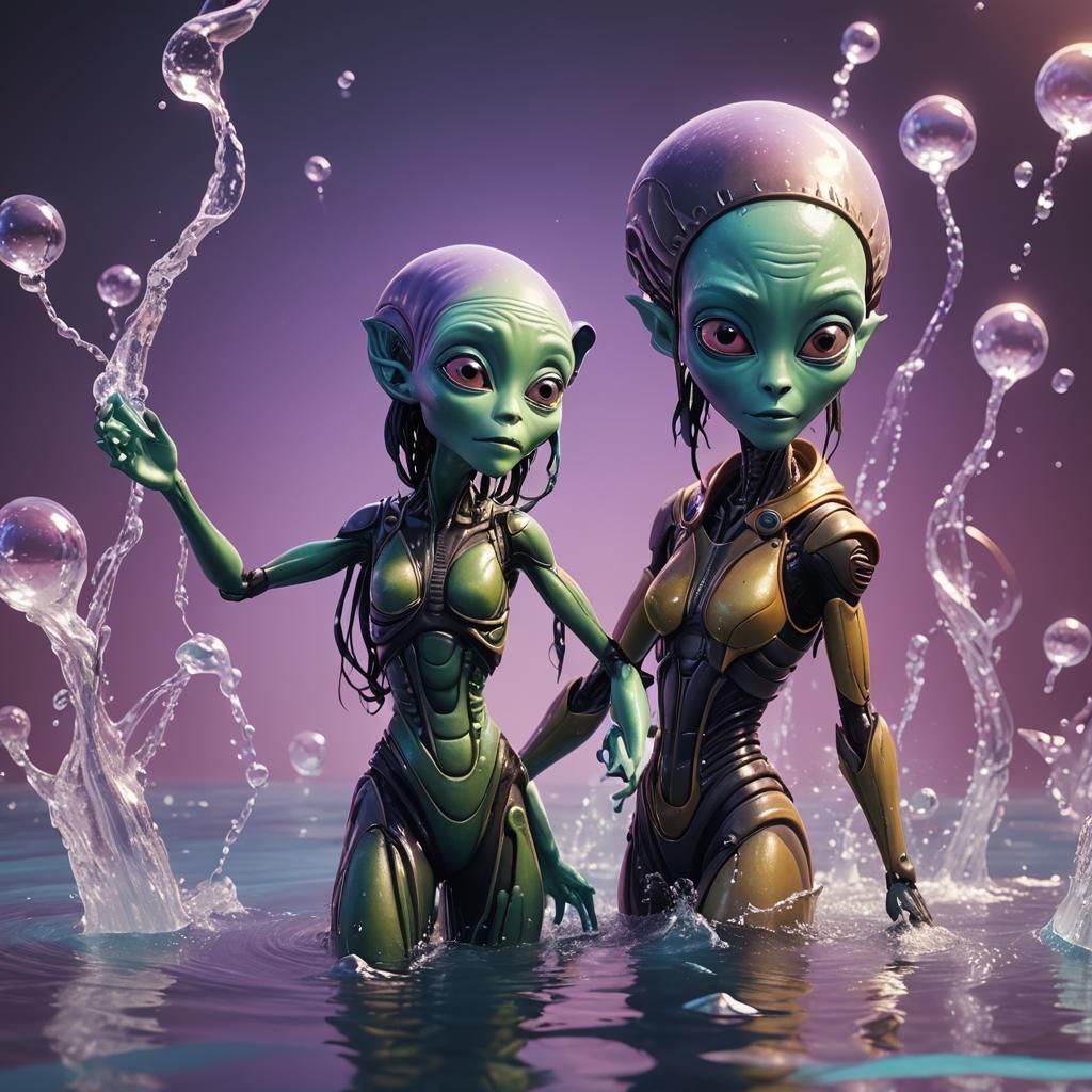 Alien Water Girl(s) #17