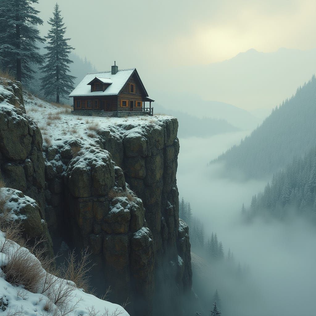 Misty Valley Cabin in Romantic Style