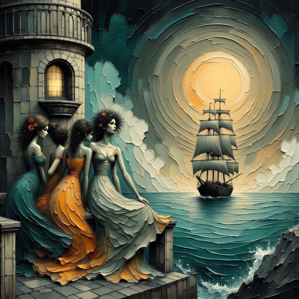 Waiting for the sailors