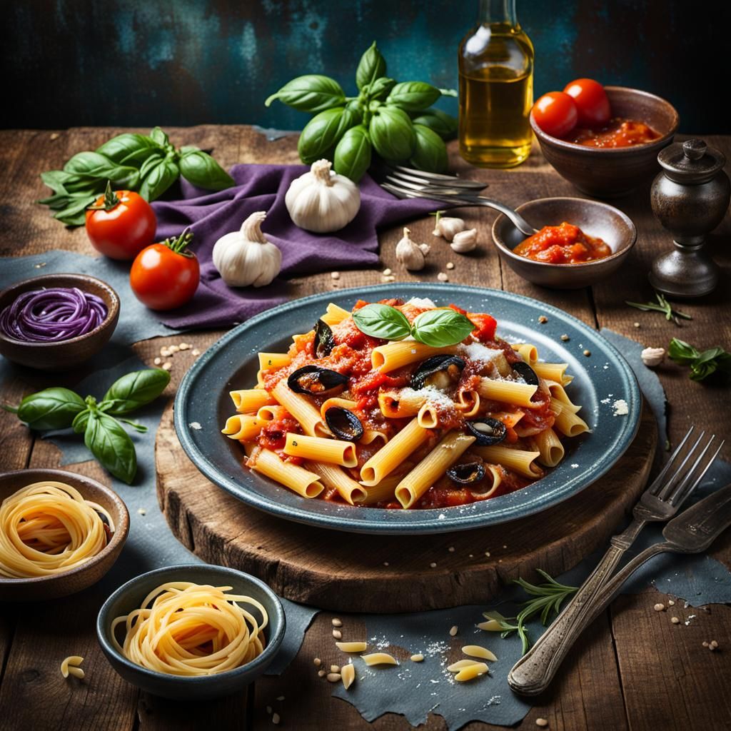 Pasta alla Norma: Professional Food Photography