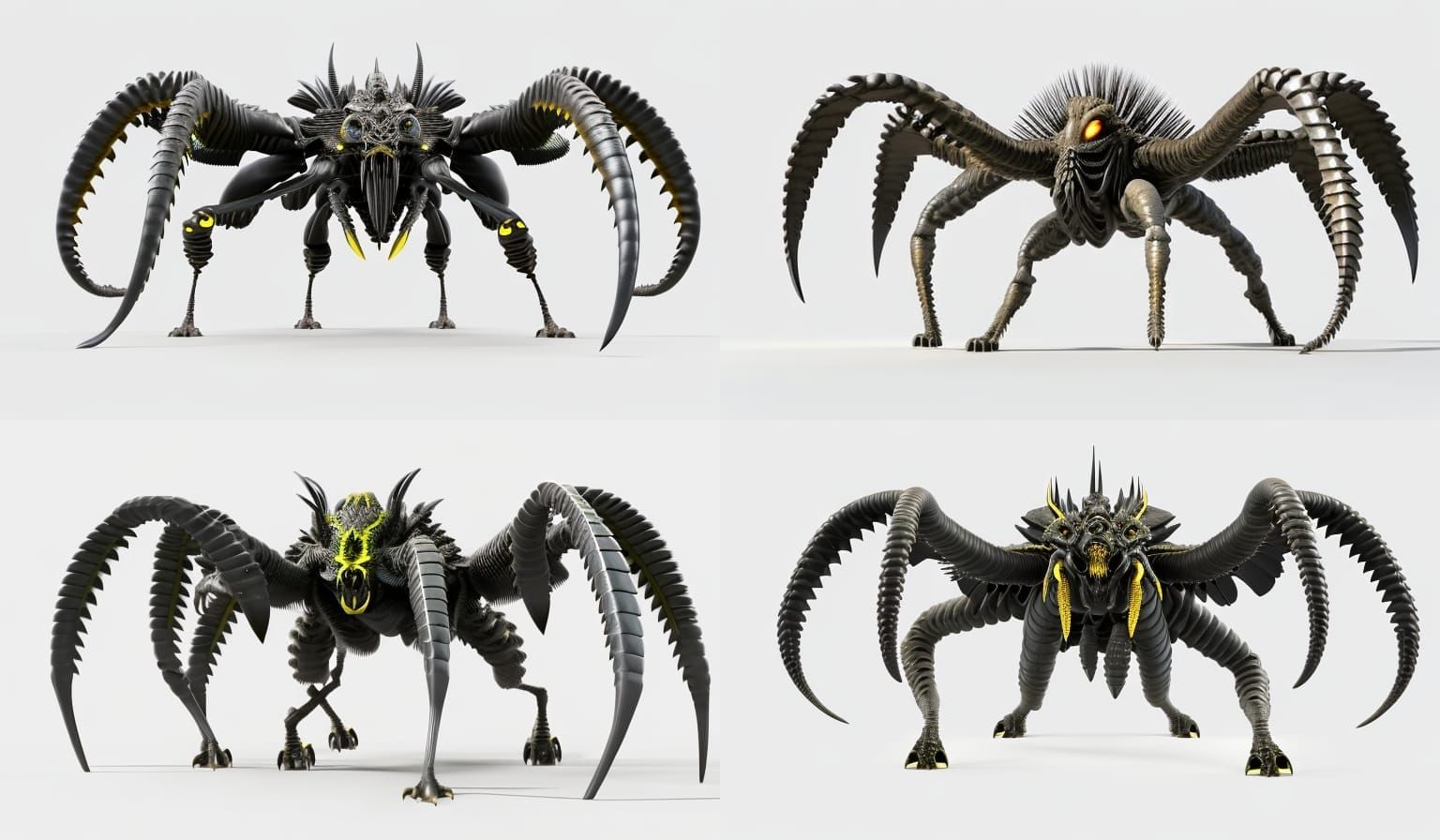 Terrifying Sci-Fi Kaiju Monster in 3D