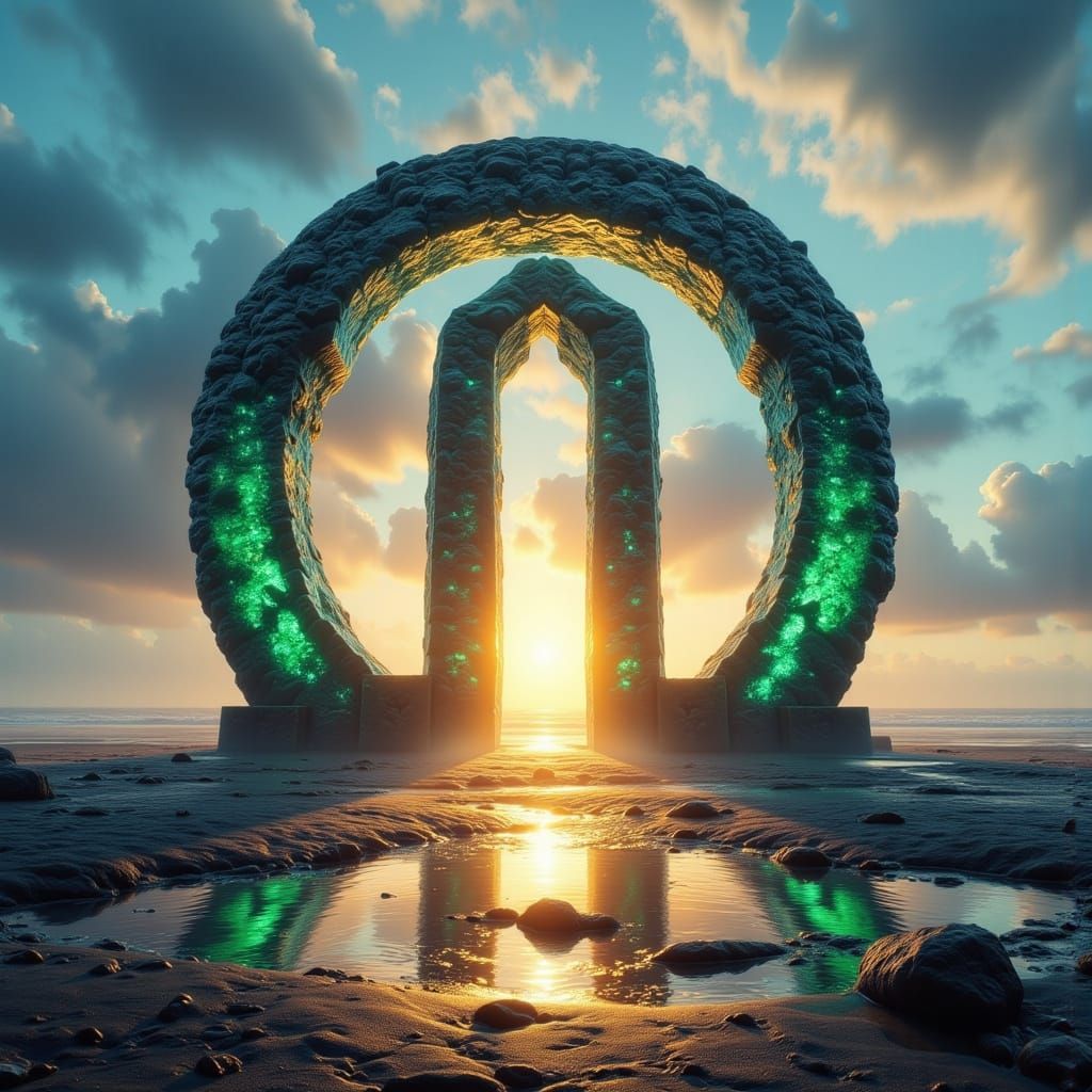 Mythical Sea Henge at Giant's Causeway