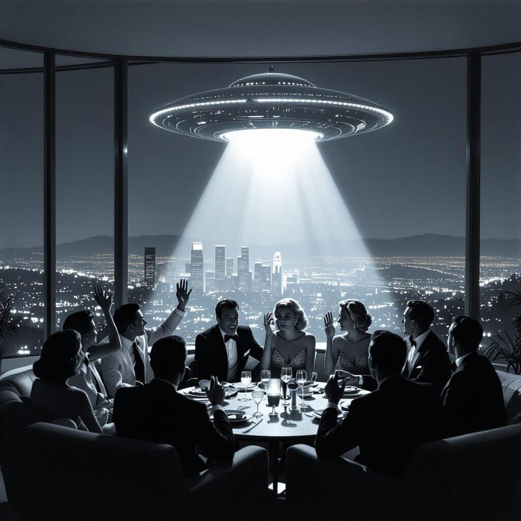 1960s Noir Sci-Fi: Alien Invasion Over Hollywood