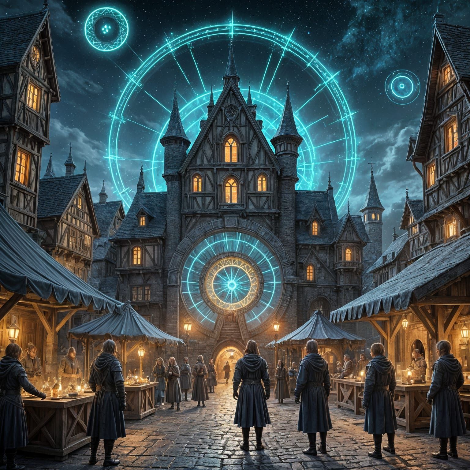 Scientist's Stargate Journey to Medieval Village