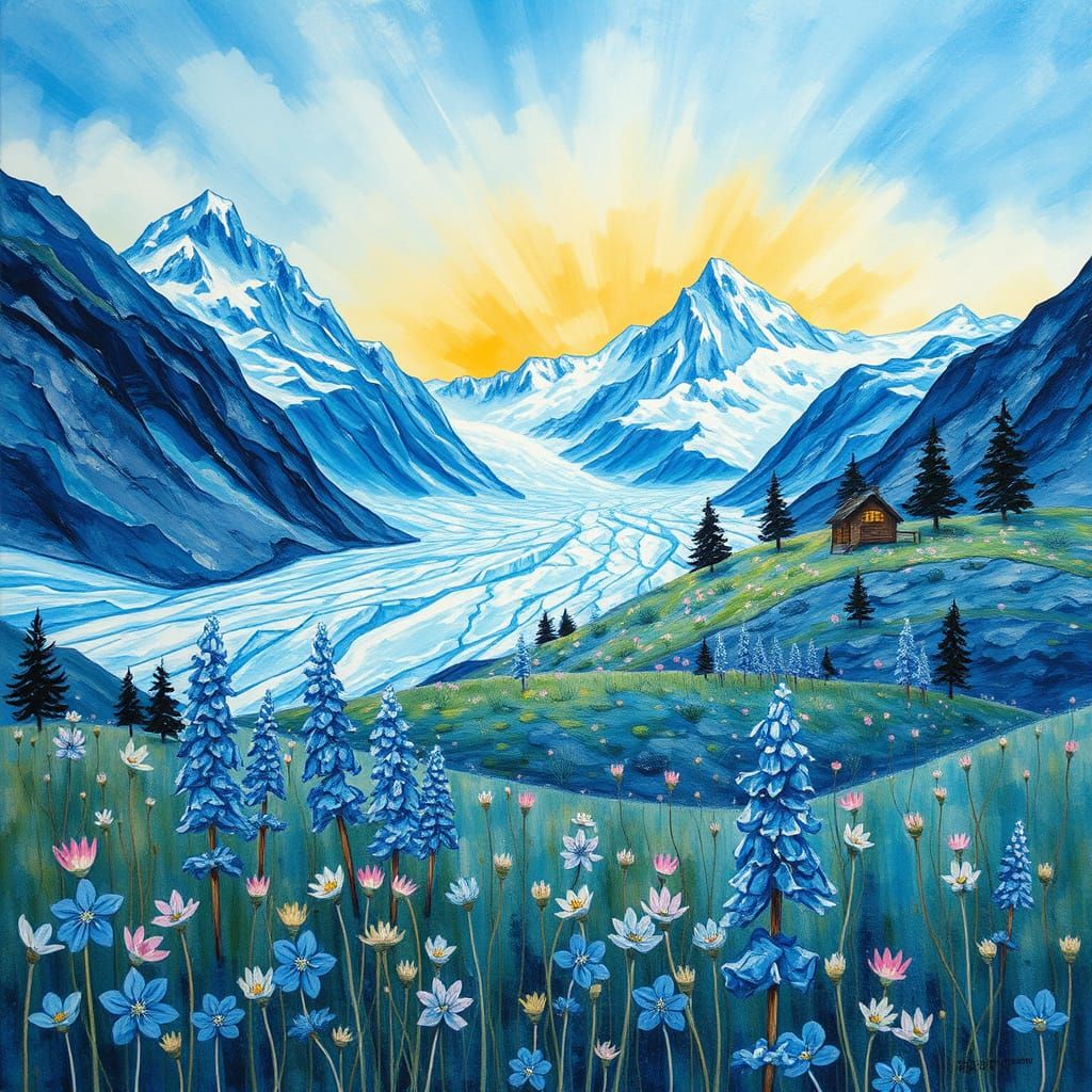 Ethereal landscape