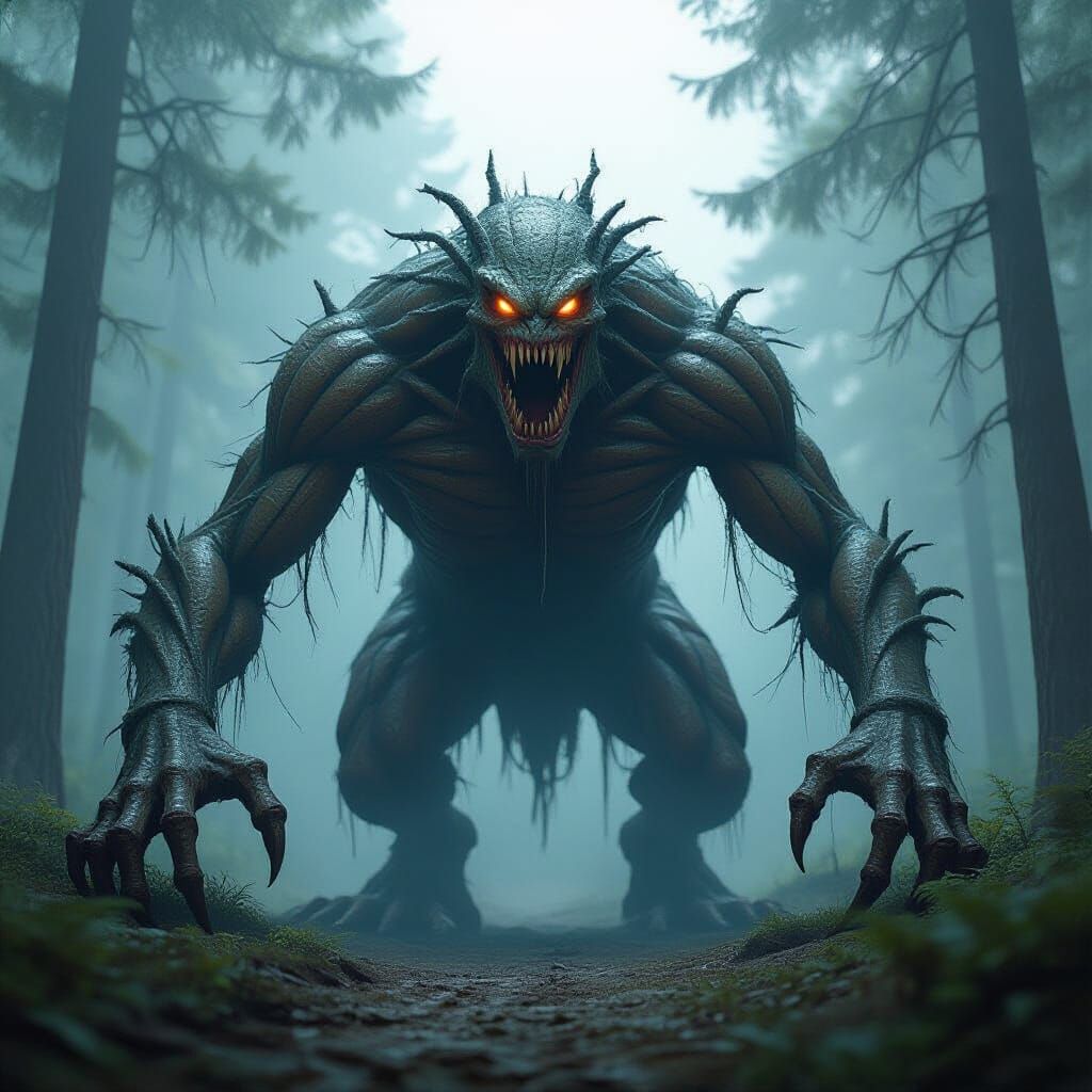 AI Generated Web Monster