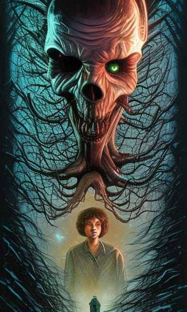 Nightmarish Vecna Horror Illustration