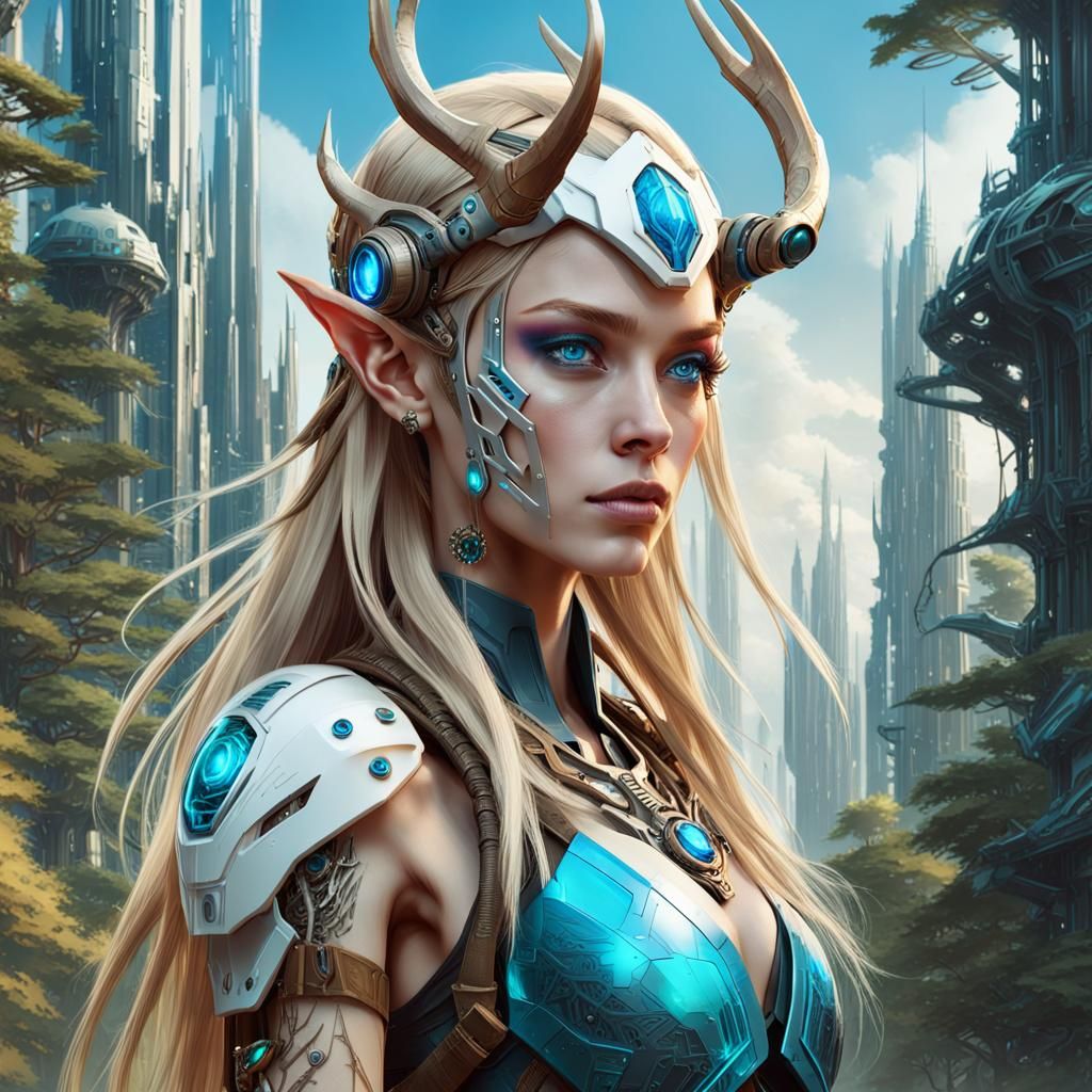 Sci-fi Forest Elf