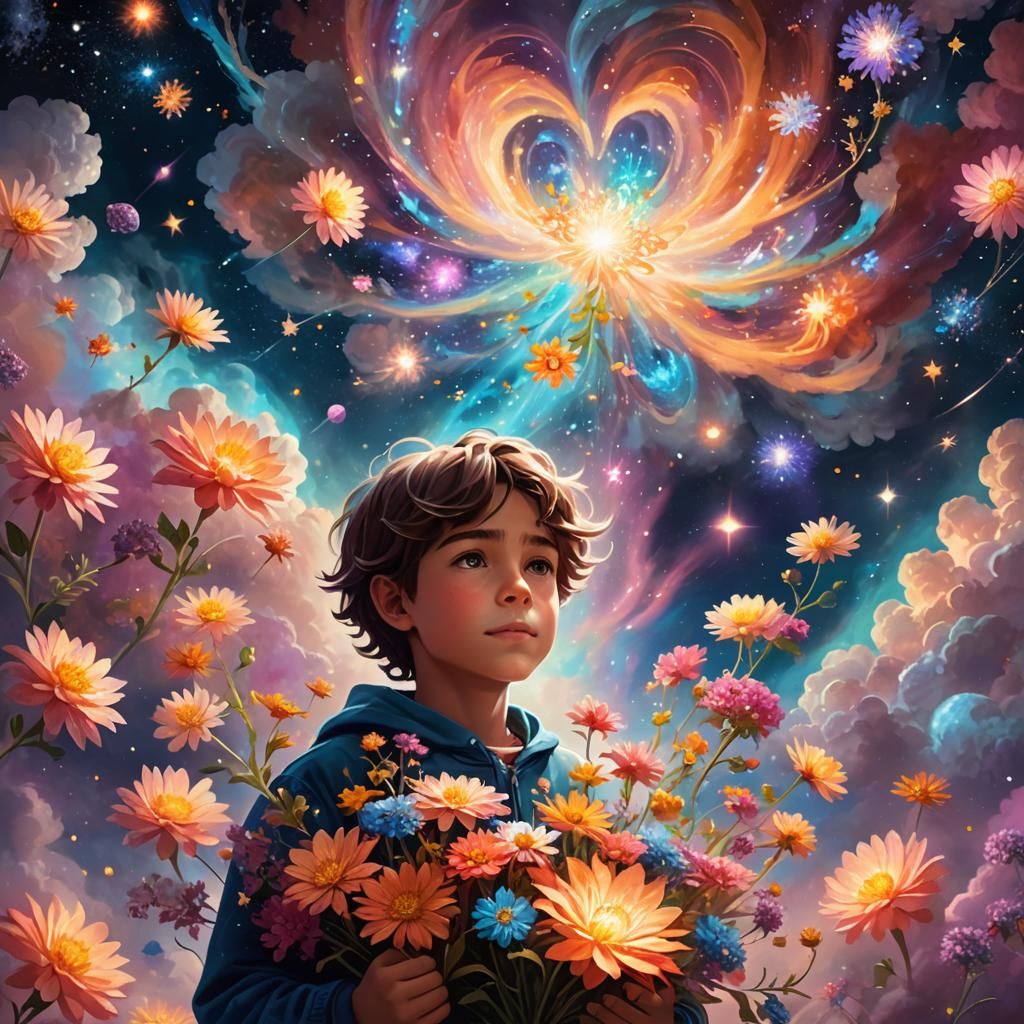 Jimmy in Astral Cosmic Illustration