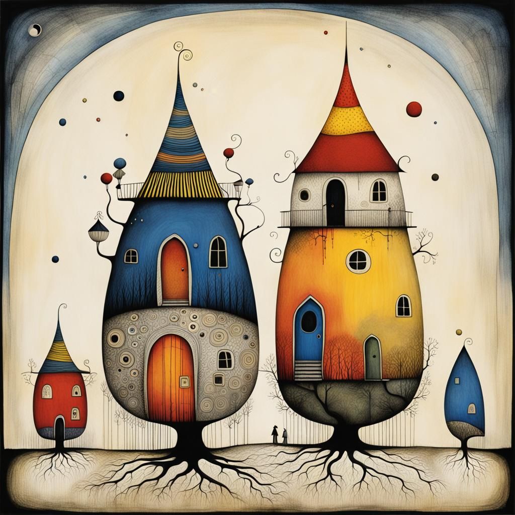 For CHX a Hundertwasser house 😀