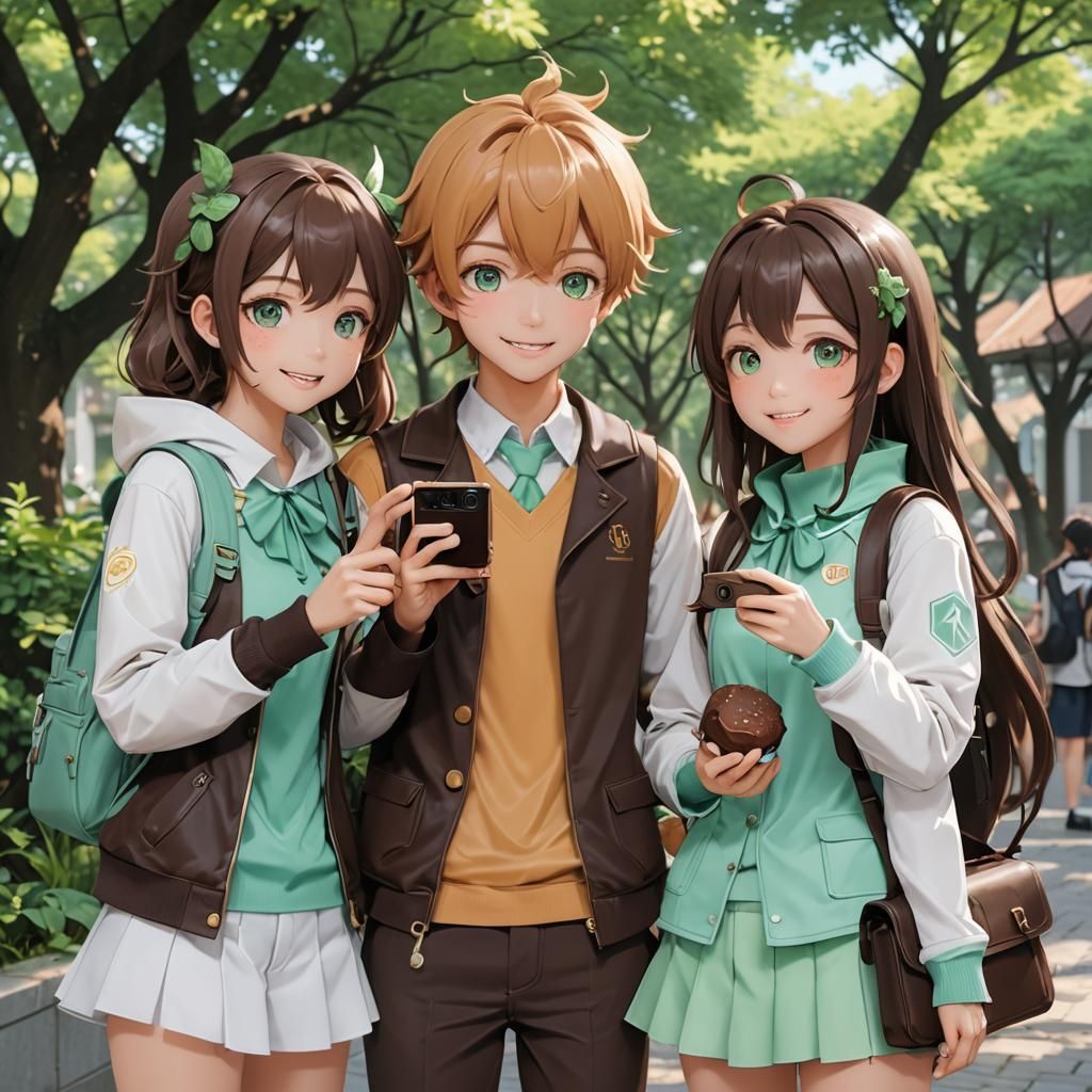 Chocolate Children: 3D Anime Art