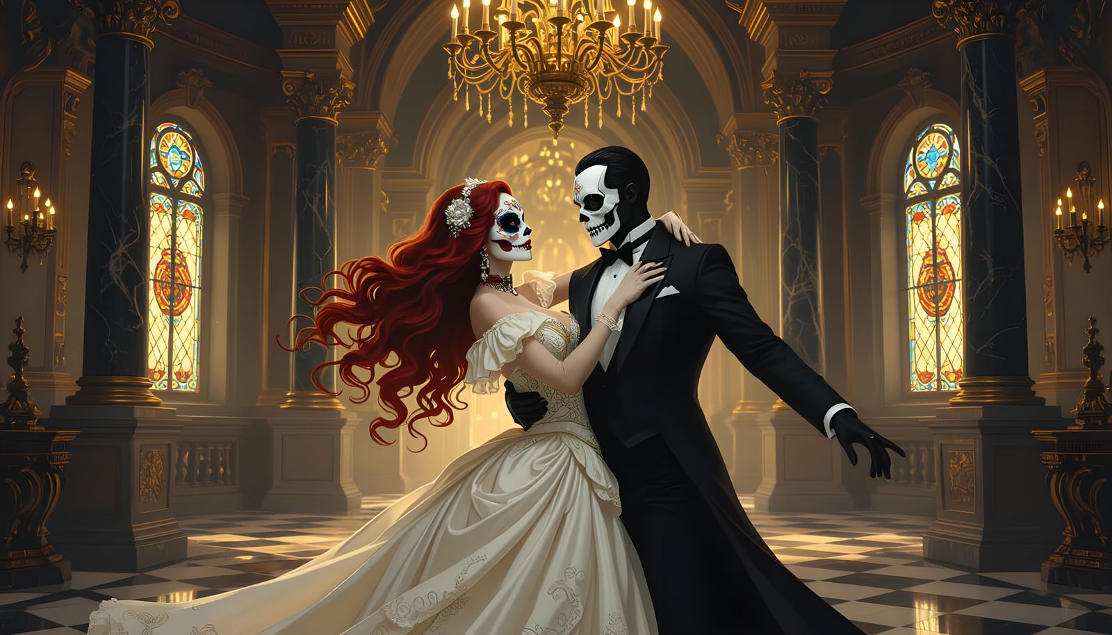 Vampires Dance in Baroque Mausoleum