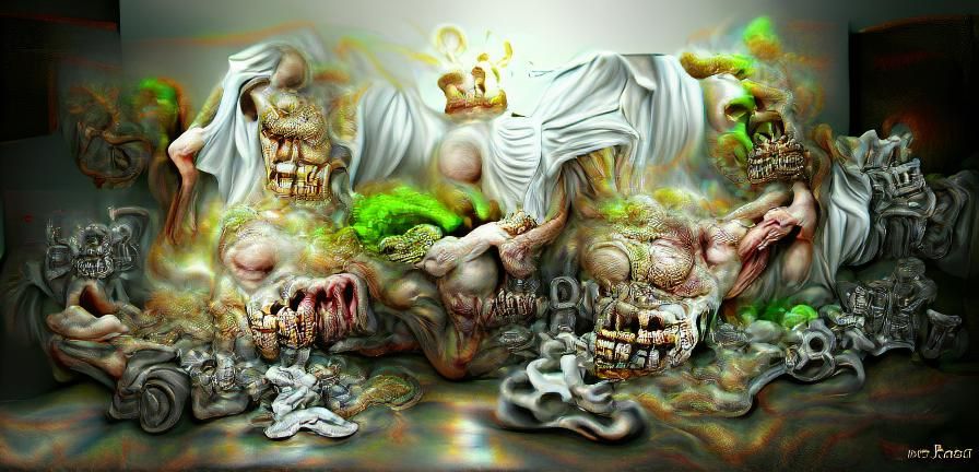 Rotting Divine Being in Necromantic Heaven