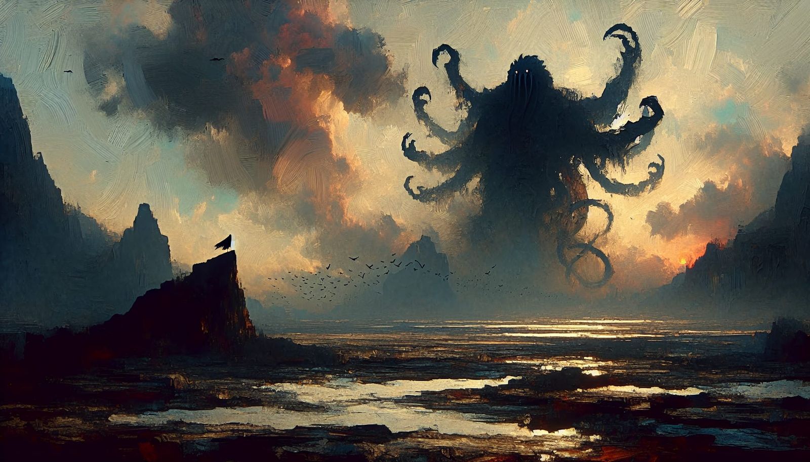 Lovecraftian Horror in Dark Fantasy Landscape