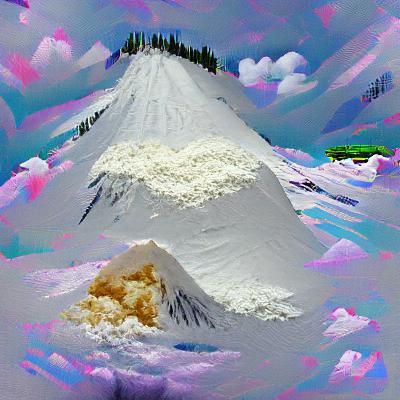 Snowy Mountain Peaks Under a Clear Sky