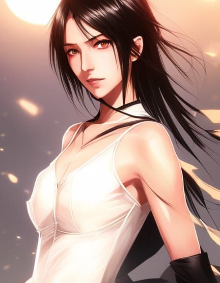 Rukia Kuchiki Lightning Portrait: Artgerm, WLOP Style